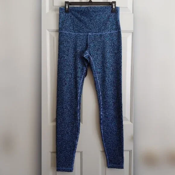 LULULEMON Wunder Under Hi-Rise Luxtreme Leggings Lunar Eclipse Royal Size 10 - Picture 3 of 9